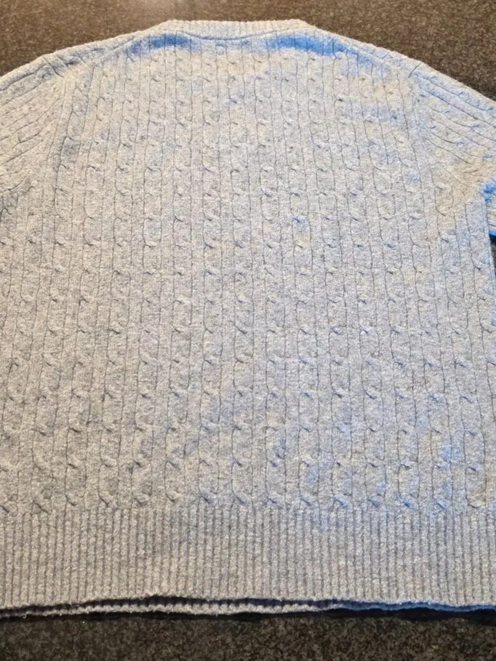 J.Crew Extra Soft Cable-Knit Crewneck Sweater Men's CD599 Wool Blend Gray